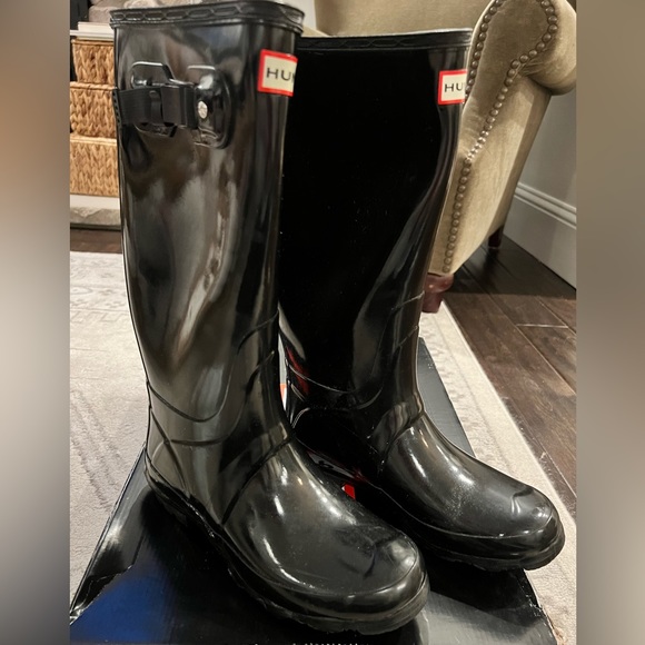 Hunter Huntress Gloss Tall Rain Boots - Picture 5 of 6